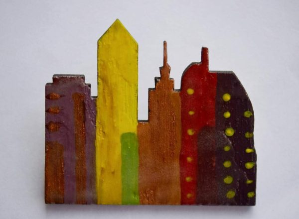 “City” Brooch