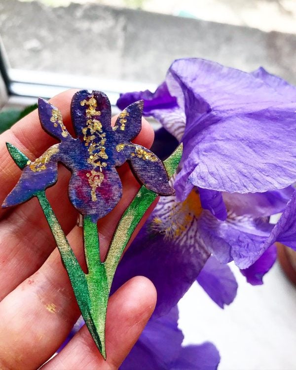 “Iris” Brooch