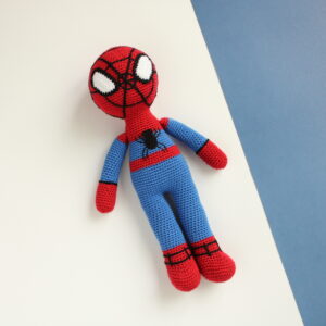 Spiderman, Superhero doll, Amigurumi crochet, Superhero crochet