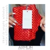 Metallic Red Clutch