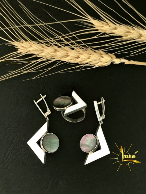 Nacre Silver Jewelry Set