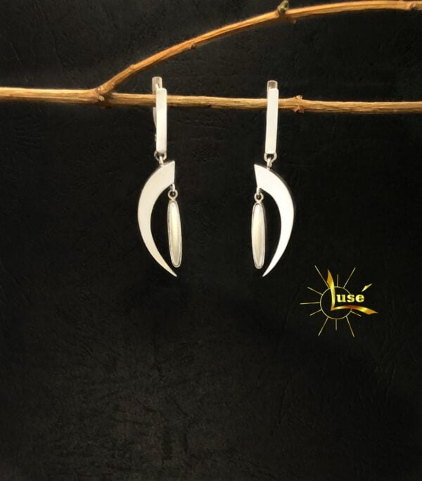 Nacre Silver Earrings