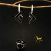 Onyx Silver Jewelry Set