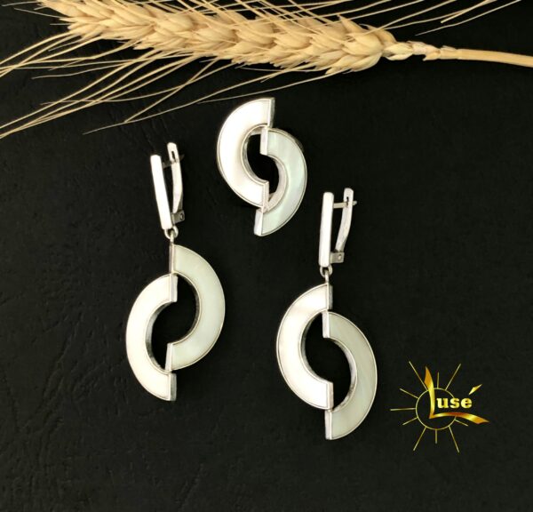 Nacre Silver Jewelry Set