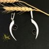 Onyx Silver Earrings