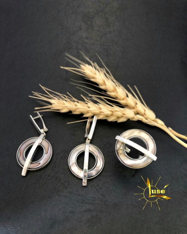 Nacre Silver Jewelry Set