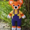 Tiger Knitted Doll