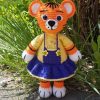 Tiger Knitted Doll