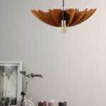 Wood Pendant Light, Scandinavian light fixture, Dining light, bedroom light, kitchen island lamp shade, Wood Chandelier, ceiling lighting