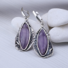 Jewelry Set with sterling silver 925 & natural amethyst