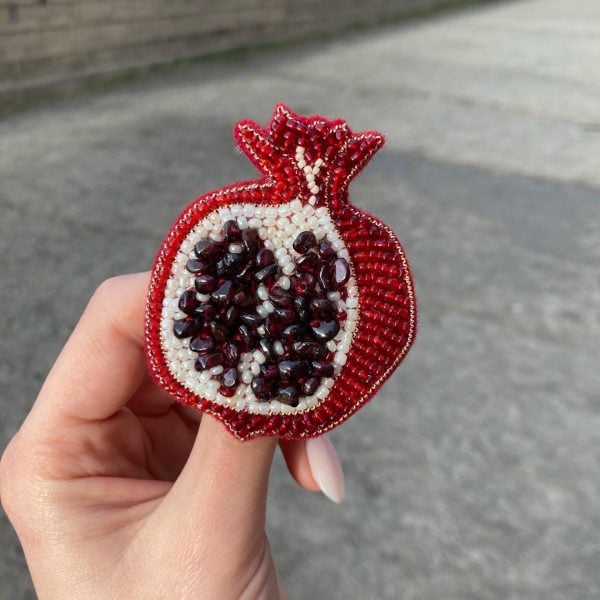 "Armenian Pomegranate" Brooch