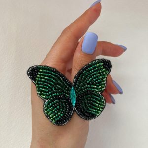 Brooch Miracle butterfly (Green)