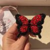 Brooch Red Butterfly