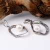 Pearl Silver Jewelry Set