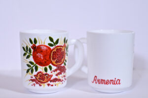 Pomegranate coffee mugs