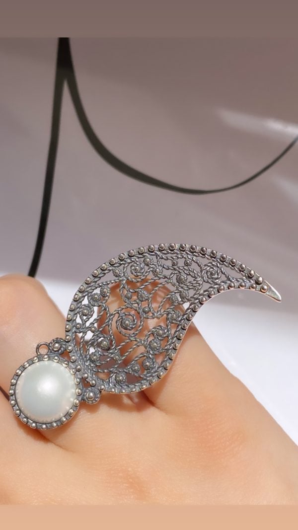 Pearl Silver Ring