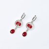 Pomegranate Silver Earrings