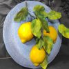 Panel with Lemons Picture with Lemons 3D lemons Home Decor
