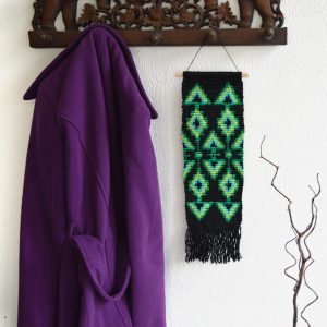 Tapestry Crochet Peacock Inspired Wall Hanging