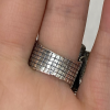 Silver Ring with labradorite