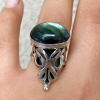 Labradorite Silver Ring