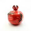 Red Pomegranate Vase