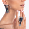 Carborundum Silver Jewelry Set