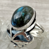 Labradorite Silver Ring