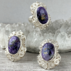 Jewelry Set Karelie with sterling silver 925 & charoite