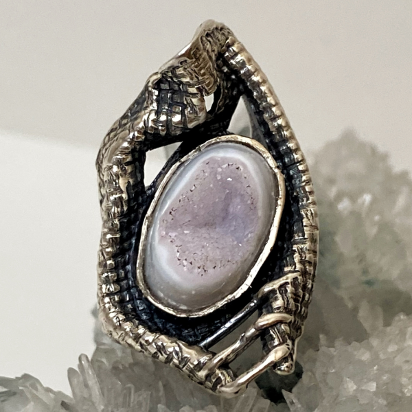 Amethyst Silver Ring