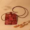 Necklace, leather imitation polymerclay necklace