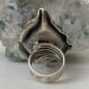 Carborundum Silver Ring