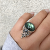 Labradorite Silver Ring