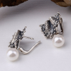 Pearl jewelry with sterling silver