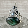 Labradorite Silver Ring