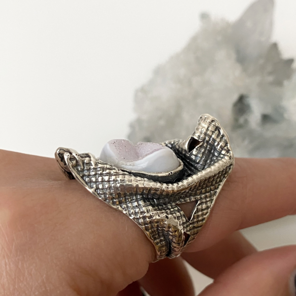 Amethyst Silver Ring