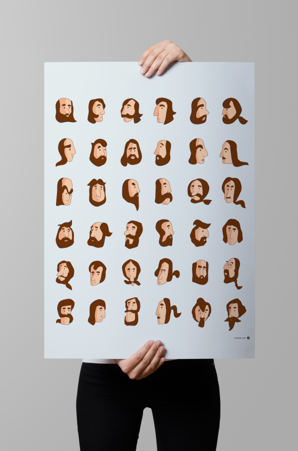 Armenian Beard Alphabet