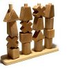 "Geometry Tower" Wooden Toy