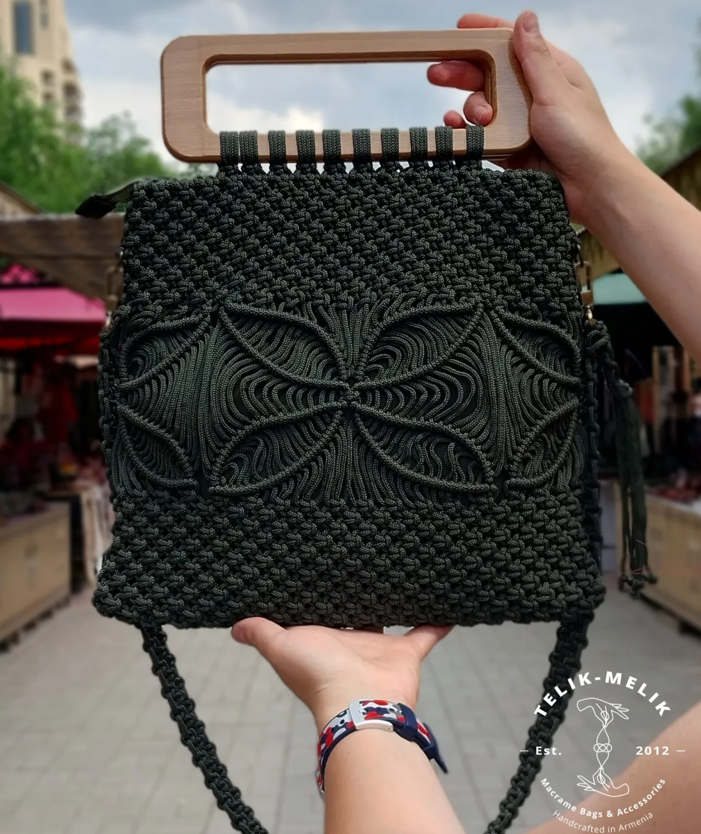Buy Handcrafted Clutch Bag With Sling Blush Grey Macrame Bag Online –  Okhaistore