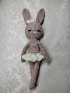 Crochet sleepy bunny