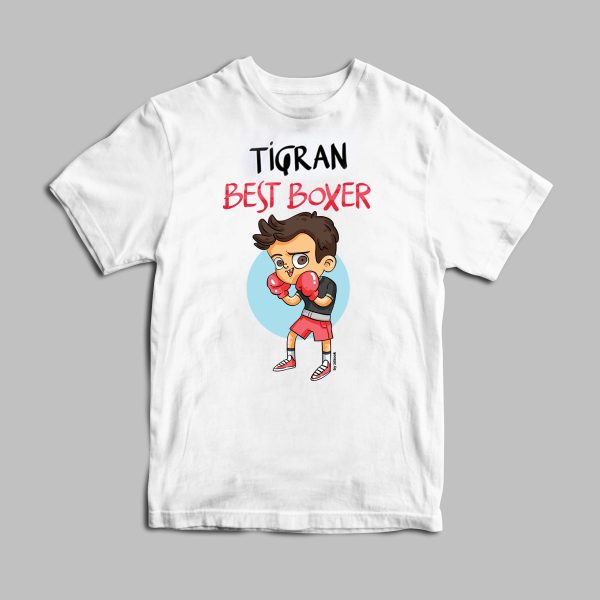 Personalized T-shirt "Best Boxer"