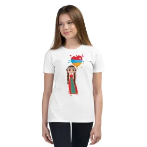 Youth Cotton T-Shirt “Armenia My Love”