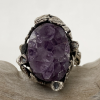 Armenian Grape Ring | Natural amethyst | Sterling silver 925
