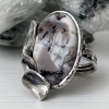 Agate Silver Ring