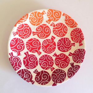 Decorative ceramic plate “Pomegranates”