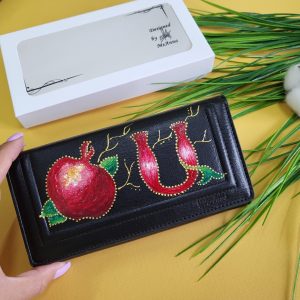 Personalized wallet handpainted