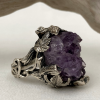 Amethyst Silver Ring