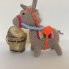 Amigurumi Donkey , Handmade Crochet Toy