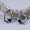 Azurite Silver Jewelry Set