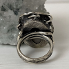 Brown Agate Silver Ring